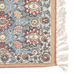 Kolorowy orientalny dywan z frędzlami 140x200