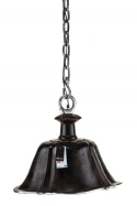 Designerska czarna lampa wisząca HERMES ALURO