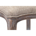 Krzesło drewniane tapicerowane prowansalskie PALIDA ALURO