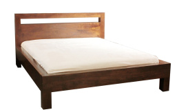 Nowoczesne łóżko drewniane z Indii 140x200