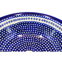 Bolesławiec - umywalka ceramiczna nablatowa - rękodzieło