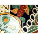 Ręcznie malowana kolorowa umywalka z Meksyku