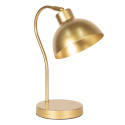 Złota nowoczesna lampka na biurko