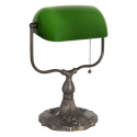 Zielona lampa biurkowa TIFFANY