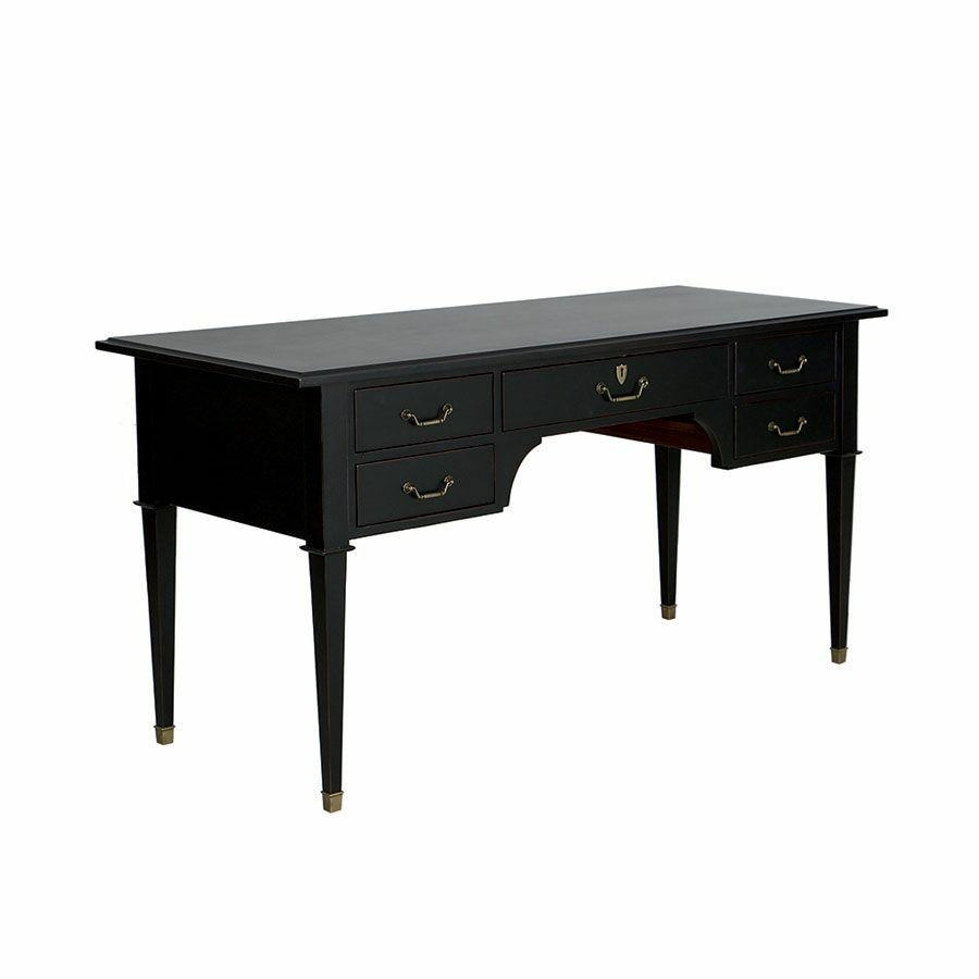 Czarne biurko w stylu francuskim CENACLE Belldeco