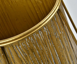 Metalowy złoty kwietnik / stojak z osłonką Belldeco