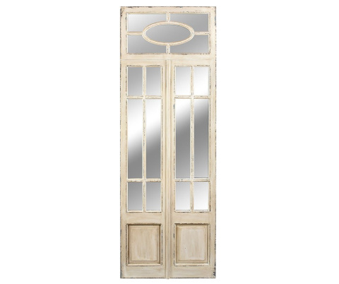 Postarzane lustro drzwi decor GRIGIO Belldeco