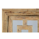 Nowoczesna wąska drewniana szafka z lustrem KOBO ALURO
