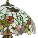 Wysoka lampa stołowa w kwiaty TIFFANY Clayre & Eef