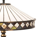 Elegancka witrażowa lampa stołowa TIFFANY
