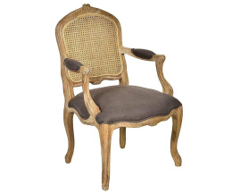 Krzesło dębowe z podłokietnikami CLASSIC Belldeco