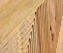 Nowoczesna drewniana komoda na metalowych nózkach MODERN 3 Belldeco