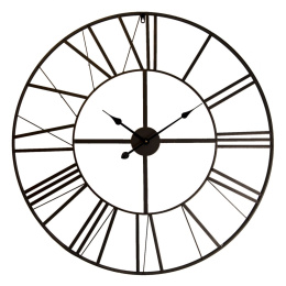 Duży zegar ścienny ażurowy okrągły Clayre & Eef