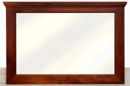 Duże kolonialne lustro indyjskie w drewnianej ramie 120x160