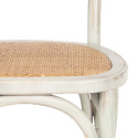 Przecierane krzesło antyczna biel prowansalskie
