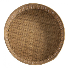Bambusowy stolik na drewianych nóżkach boho 2