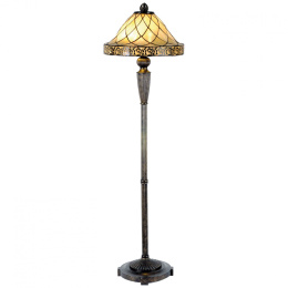 Elegancka lampa witrażowa podłogowa TIFFANY A