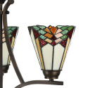 Kolorowa lampa witrażowa wisząca TIFFANY