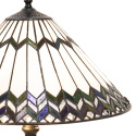 Witrażowa lampa stołowa klasyczna TIFFANY