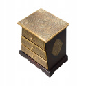 Indyjska ozdobna szafka z szufladami orientalna