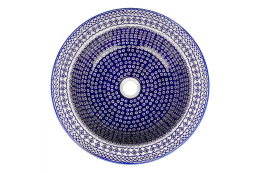 Ceramika Bolesławiec - umywalka nablatowa