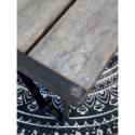 Industrialny drewniany stolik kawowy FACTORY Chic Antique B