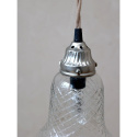 Mała szklana lampa wisząca dzwonek B Chic Antique