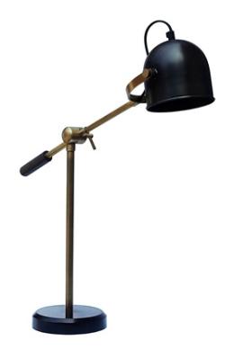 Metalowa lampa stołowa NERO GOLD Belldeco