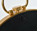 Stylowy duży zegar ścienny NERO GOLD 1A Belldeco