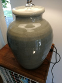 Ceramiczna lampa stołowa z efektem spękań KARLIE ALURO