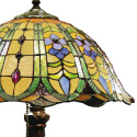 Kolorowa lampa witrażowa TIFFANY stołowa Clayre & Eef