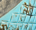Ceramiczna niebieska donica osłonka AZZURRO Belldeco A