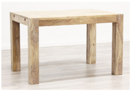 Jasny stół drewniany rozkładany z Indii 120X80 cm