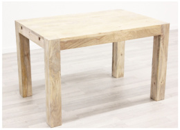 Jasny stół drewniany rozkładany z Indii 120X80 cm