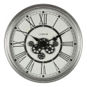 Zegar ścienny vintage z ozdobnym mechanizmem LONDON