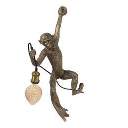 Designerski kinkiet małpa lampa ścienna