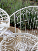 Ażurowe krzesło ogrodowe BISTRO Chic Antique