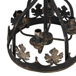 Postarzana metalowa lampa wisząca vintage Clayre & Eef