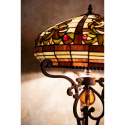 Witrazowa stylowa lampa stołowa TIFFANY
