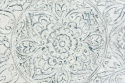 Indyjski biały panel ścienny z mandalą