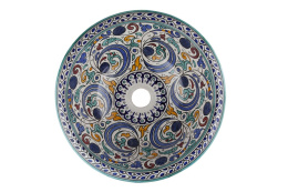Orintalna umywalka nablatowa / wpuszczana z Maroka