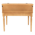Złoty stolik z witryną w stylu vintage Clayre & Eef