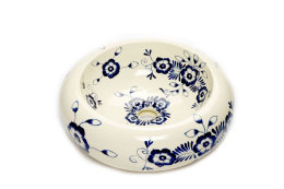 Ceramiczna okrągła umywalka z Meksyku