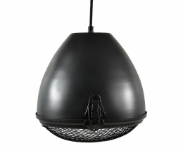 Czarna metalowa lampa wisząca LOFT 6 Belldeco
