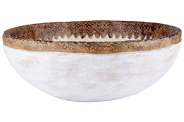 Umywalka ceramiczna nablatowa z koronką