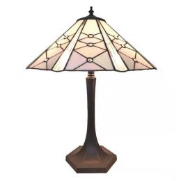 Witrażowa klasyczna lampa stołowa TIFFANYClayre & Eef