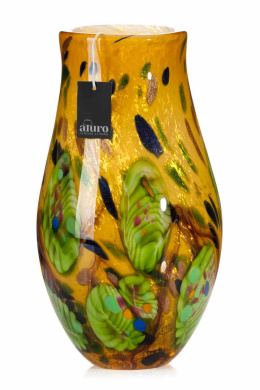 Kolorowy szklany wazon PARLEZ ALURO L