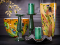 Kolorowy szklany wazon PARLEZ ALURO XL