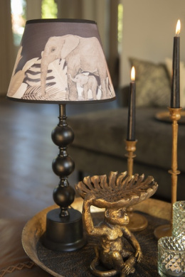 Nowoczesna lampa ceramiczna ze słoniem