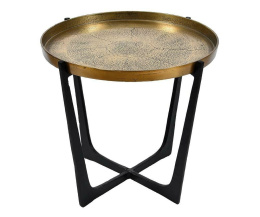 Okrągły stolik kawowy NERO GOLD Belldeco 1B